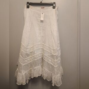 Anthropologie Not So Serious Lydia Petticoat Midi Skirt Size M SEE DESCRIPTION!